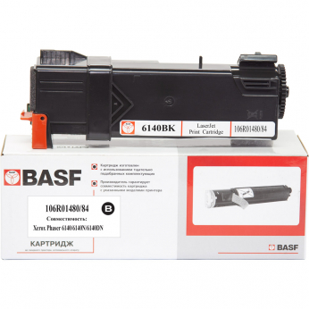 Картридж тонерный BASF для Xerox Phaser 6140 аналог 106R01484/106R01480 Black (BASF-KT-106R01480/84)