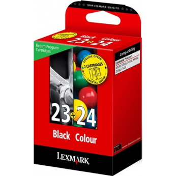 Комплект струйных картриджей Lexmark для CJ Z1420/X3550 №23/24 Black/Color (18C1419E)