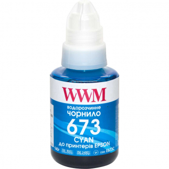 Чернила WWM 673 для Epson L800 140г Cyan (E673C)