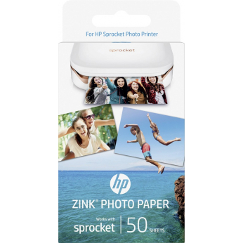 Фотобумага HP ZINK Sticky-Backed Photo Paper 5 x 7,5 см,2" х 3", 50л (1DE37A)