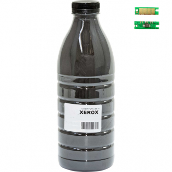 Тонер + чіп АНК для Xerox B1022/B1025 бутль 410г Black (3203786) + девелопер