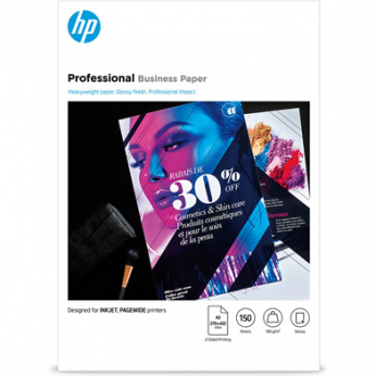 Бумага HP Professional Business Glossy Paper матовая 180г/м кв, A4, 150л (3VK91A)