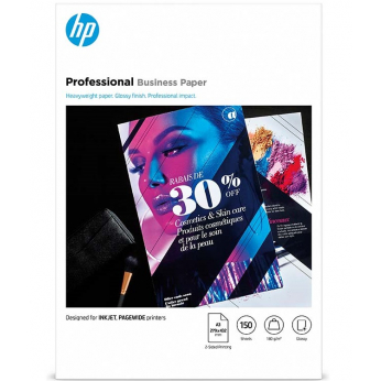 Бумага HP Professional Business Glossy Paper матовая 180г/м кв, A3, 150л (7MV84A)