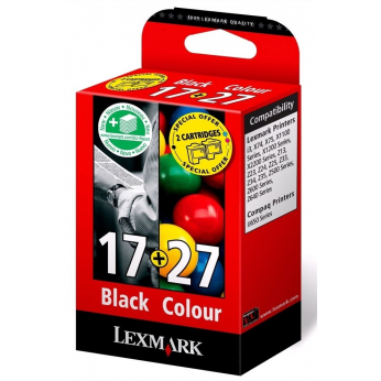 Комплект струйных картриджей Lexmark для CJ Z25/Z35 №17/27 Black/Color (80D2952) повышенной емкости