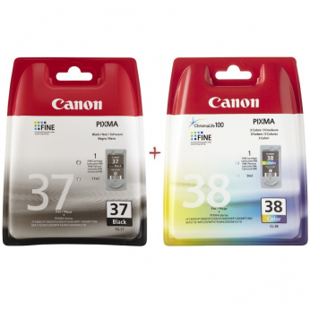 Комплект струйных картриджей Canon для Pixma iP1800/iP2600 PG-37/CL-38 Black/Color (Set37)