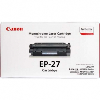 Картридж тонерный Canon EP-27 для LBP-3200/MF3110 EP-27 2500 ст. Black (8489A002)