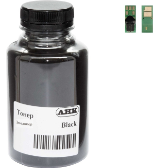 Тонер+чип АНК для Canon LBP-223/228/MF-443 бутль 90г Black (50000131)