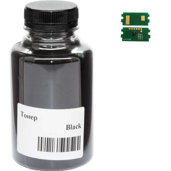 Тонер+чип АНК для Kyocera Mita FS-1320, TK-170 бутль 210г 7200 ст. Black (50000392)