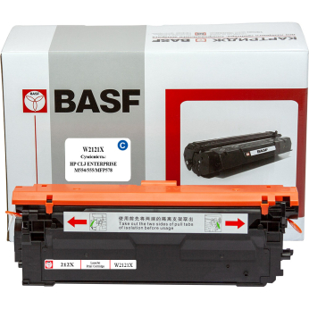 Картридж тонерный BASF для HP CLJ M554/M555/M578 аналог W2121X Cyan (BASF-KT-W2121X)