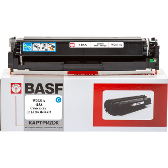 Картридж тонерный BASF для HP LJ Pro M454/479 аналог W2031A Cyan (BASF-KT-W2031A)