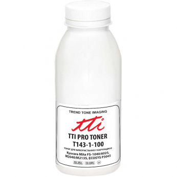 Тонер TTI PRO для Kyocera Mita FS-1040/6025, M2040/M2135, ECOSYS P3045 бутль 100г Black (T143-1-100)