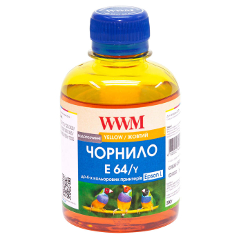 Чернила WWM для Epson L110/L210/L355 200г Yellow Водорастворимые (E64/Y)