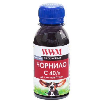 Чернила WWM для Canon PG-40Bk/PG-50Bk/PGI-5Bk 100г Black Водорастворимые (C40/B-2)