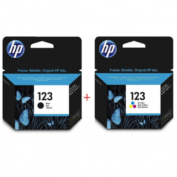 Комплект струйных картриджей HP для Deskjet 2130 №123 Black/Color (Set123)