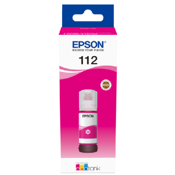 Контейнер з чорнилами Epson для EcoTank 112 70мл Magenta Pigment (C13T06C34A)