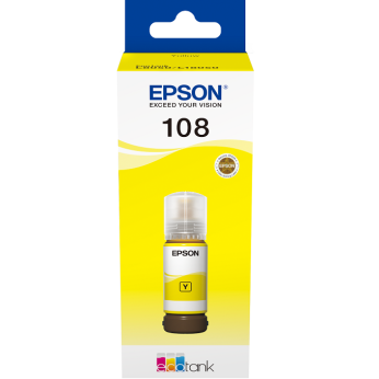 Контейнер з чорнилами Epson для L8050/L18050 108 70мл Yellow (C13T09C44A)