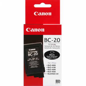 Картридж Canon для S100/S200/BJC-4000 BC-20Bk Black (0895A002) аналоГ BC-23