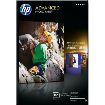 Фотобумага HP Advanced Glossy Photo Paper 250 г/м2, 10x15 см, 100л (Q8692A)
