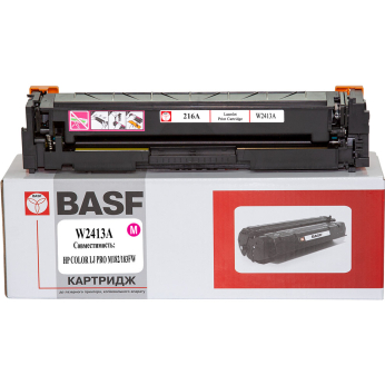 Картридж тон. BASF для HP CLJ M182/183 аналог W2413A Magenta (BASF-KT-W2413A-WOC) без чіпа