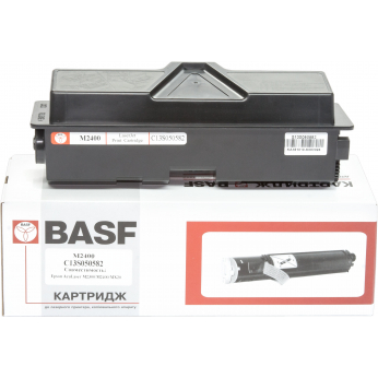 Картридж тонерный BASF для Epson AcuLaser MX20, M2400 аналог C13S050582 Black (BASF-KT-M2400-C13S050