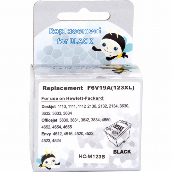 Картридж MicroJet для HP DJ 2130 аналог HP №123XL Black (HC-M123B)