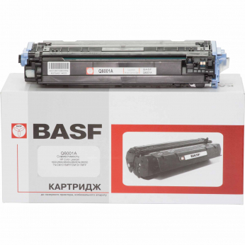 Картридж тон. BASF для HP CLJ 1600/2600/2605 аналог Q6001A Cyan ( 2000 ст.) (BASF-KT-Q6001A)