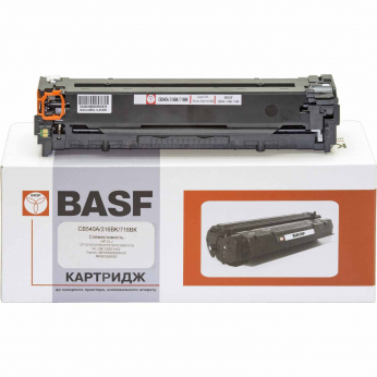 Картридж тон. BASF для HP CLJ CP1215/CP1515/CM1312 аналог CB540A Black ( 2200 ст.) (BASF-KT-CB540A)