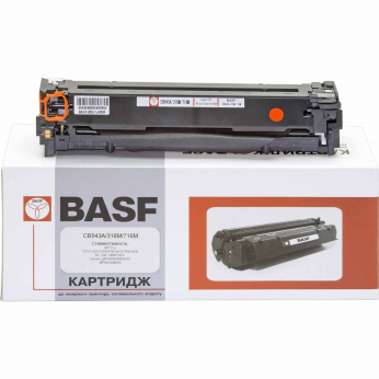 Картридж тонерный BASF для HP CLJ CP1215/CP1515/CM1312 аналог CB543A Magenta (BASF-KT-CB543A)