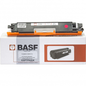 Картридж тон. BASF для HP CP1025/1025nw аналог CE313A Magenta ( 1000 ст.) (BASF-KT-CE313A)