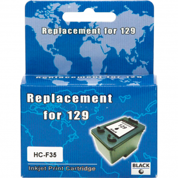 Картридж MicroJet для HP DJ 5943/PS 2573/8053/8753 аналог HP №129 Black (HC-F35)