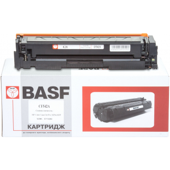 Картридж тон. BASF для HP CLJ M280/M281/M254 аналог CF542A Yellow ( 1300 ст.) (BASF-KT-CF542A)