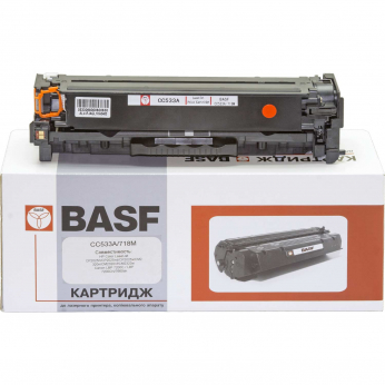 Картридж тон. BASF для HP CLJ CP2025/CM2320, Canon 718 аналог CC533A Magenta ( 2800 ст.) (BASF-KT-CC533A)