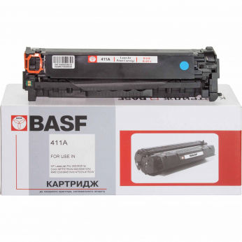 Картридж тон. BASF для HP CLJ M351a/M475dw аналог CE411A Cyan ( 2600 ст.) (BASF-KT-CE411A)