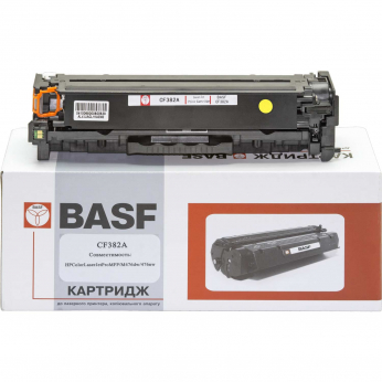 Картридж тон. BASF для HP LJ Pro M476dn/M476dw/M476nw аналог CF382A Yellow ( 2700 ст.) (BASF-KT-CF382A)