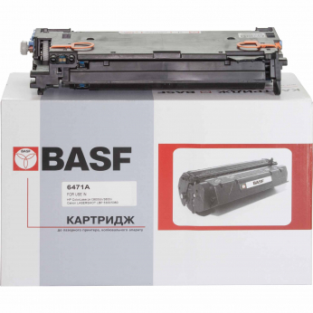 Картридж тонерный BASF для HP CLJ 3600/3800 аналог Q6471A Cyan (BASF-KT-Q6471A)