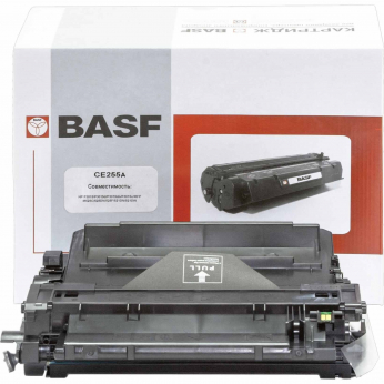Картридж тонерный BASF для HP LJ P3015 аналог CE255A Black (BASF-KT-CE255A)