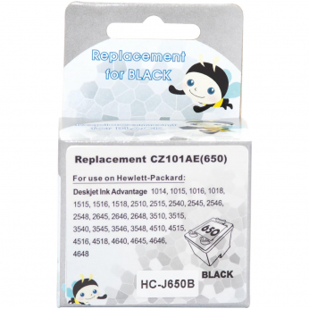 Картридж MicroJet для HP DJ 1015/4515 аналог HP №650 (CZ101AE) Black (HC-J650B)