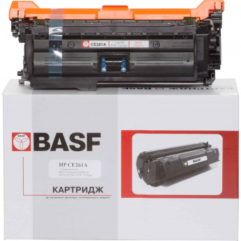 Картридж тон. BASF для HP CLJ CP4025dn/4525xh аналог CE261A Cyan ( 11000 ст.) (BASF-KT-CE261A)