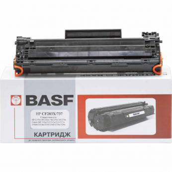 Картридж тон. BASF для HP LJ Pro M125/127, Canon 737 аналог CF283X/CRG737 Black ( 2200 ст.) (BASF-KT-CF283X)
