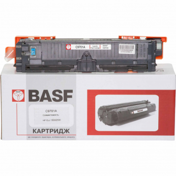 Картридж тонерный BASF для HP CLJ 1500/2500 аналог C9701A Cyan (BASF-KT-C9701A)