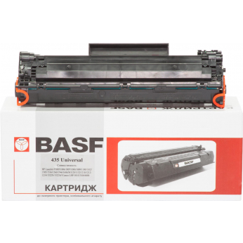 Картридж тон. BASF для HP LJ P1005/1102, Canon 712/725 аналог CB435A/CB436A/CE285A Black ( 1500 ст.) (BASF-KT-CB435A)