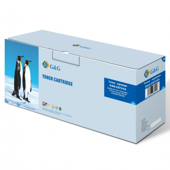 Картридж тонерный G&G для HP CLJ CP5220/5225 аналог CE741A Cyan (G&G-CE741A)