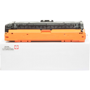 Картридж тон. BASF для HP CLJ CP5220/5225 аналог CE742A Yellow ( 7300 ст.) (BASF-KT-CE742A)