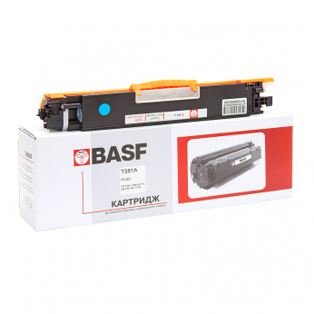 Картридж тонерный BASF для HP LJ M176n/M177fw аналог CF351A Cyan (B351A)