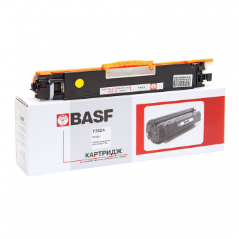 Картридж тонерный BASF для HP LJ M176n/M177fw аналог CF352A Yellow (B352A)