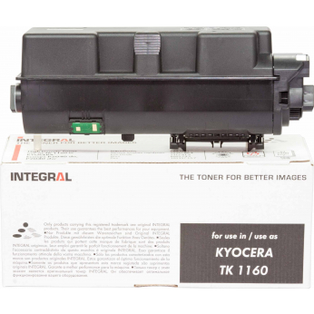 Туба с тонером Integral для Kyoсera Mita P2040dn/P2040dw аналог TK-1160 Black (12100171)