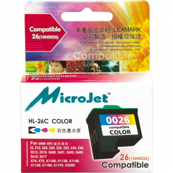 Картридж MicroJet для Lexmark CJ Z13/23/33 аналог №26 ( 10N0026) Color (HL-26C)
