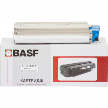 Картридж тонерный BASF для OKI C5600/5700 аналог 43381905 Yellow (BASF-KT-C5600Y-43381905)