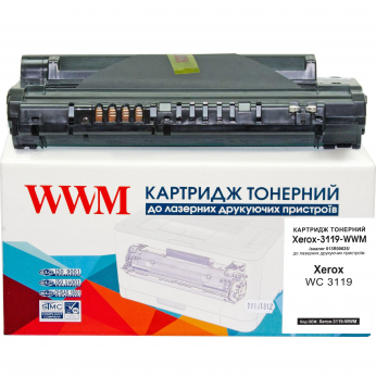 Картридж тонерный WWM для Xerox WC 3119 аналог 013R00625 Black (Xerox-3119-WWM)