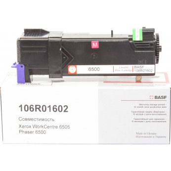 Картридж тонерный BASF для Xerox Phaser 6500/WC6505 аналог 106R01602 Magenta (BASF-KT-106R01602)